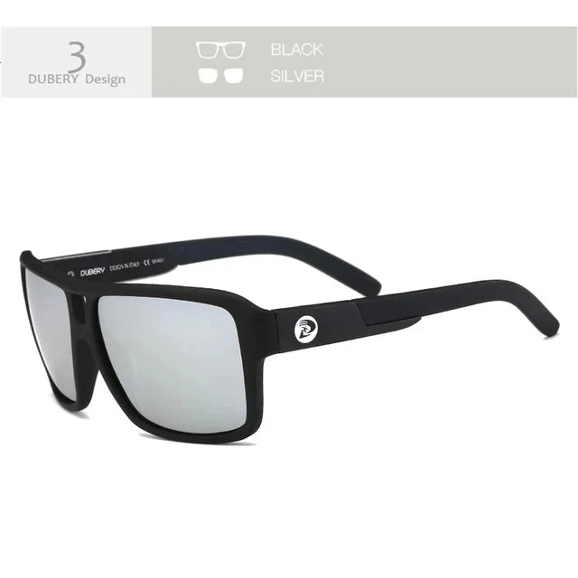 DUBERY Polarized Sunglasses Men's Driver Shades Male Sun Glasses For Men Original 2024 Luxury Brand Designer Oculos 008