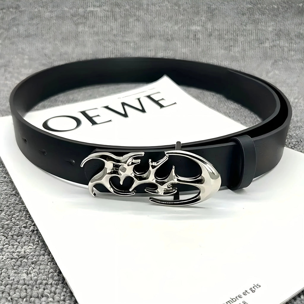 New Stylish Y2K Hollow PU Leather Fashion Punk Belt For Men Women-Trendy Accessory For Gift Giving，Neutral Waist Belts Plus Size