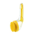 Pet Bath Brush with Shampoo Dispenser for Dogs & Cats, Ergonomic Handle, Gentle Massage Grooming Tool, Easy to Use, Essential Do